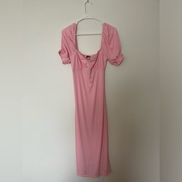 Free People Bel Air Midi dress pink - Picture 6 of 14